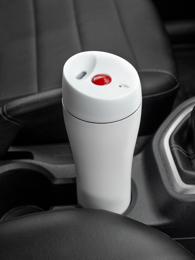 Термостакан Solingen, вакуумный, герметичный, белый-2