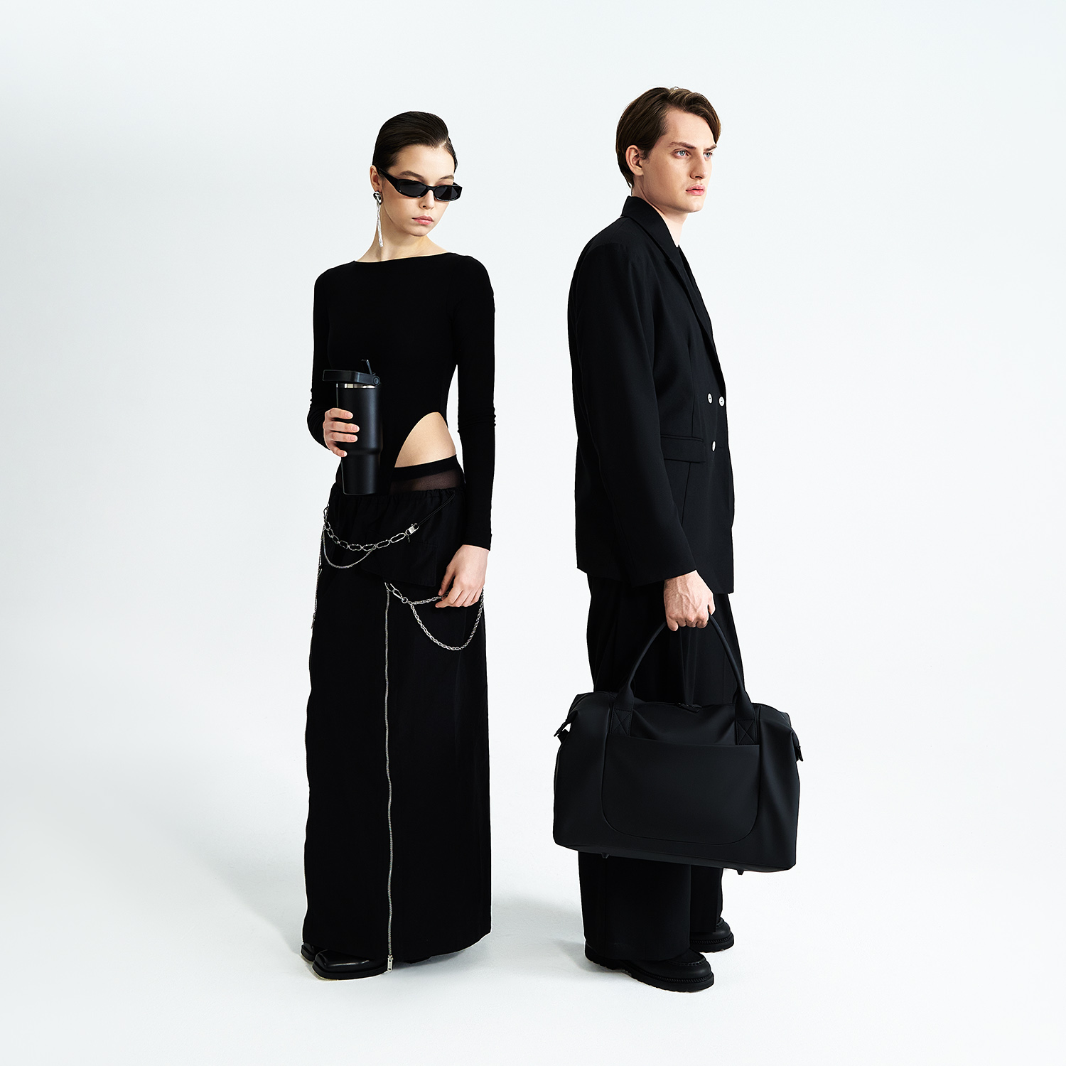 Термокружка вакуумная Монтана (Montana), черный-14