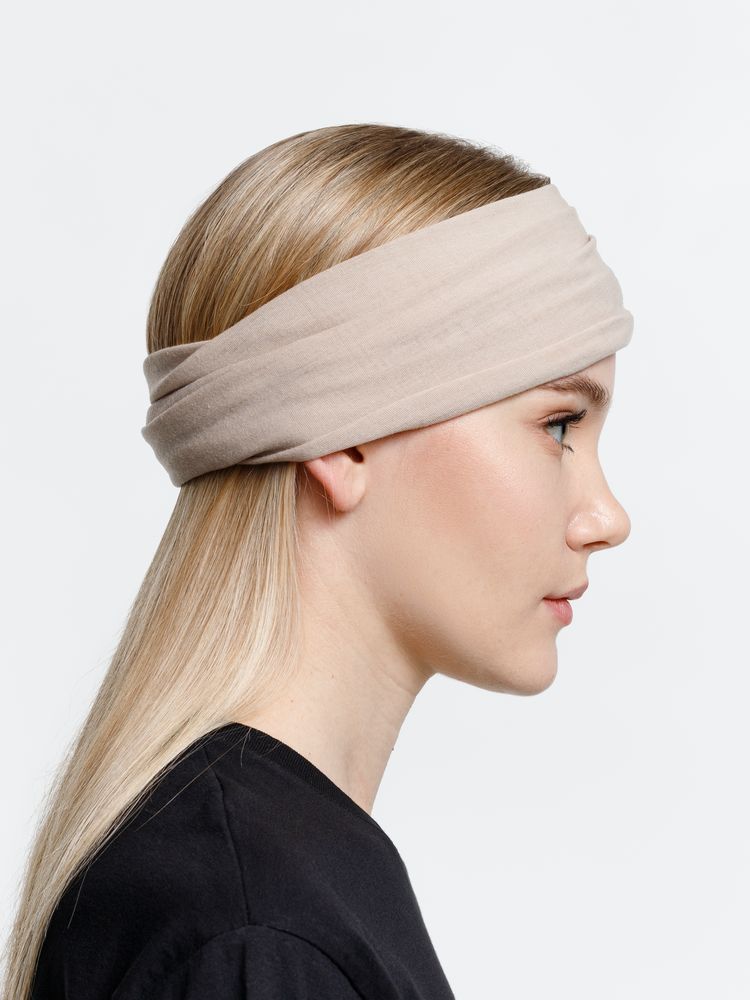 Многофункциональная бандана Dekko, бежевая-6