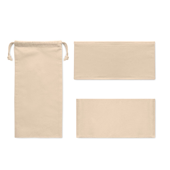 Ящик для хранения средний, бежевый-3