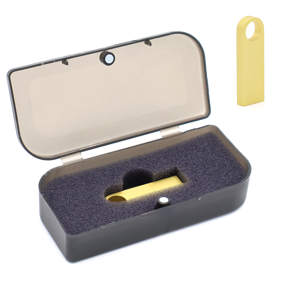 Флешка Гильдия 16 Гб в футляре, Золотой-0