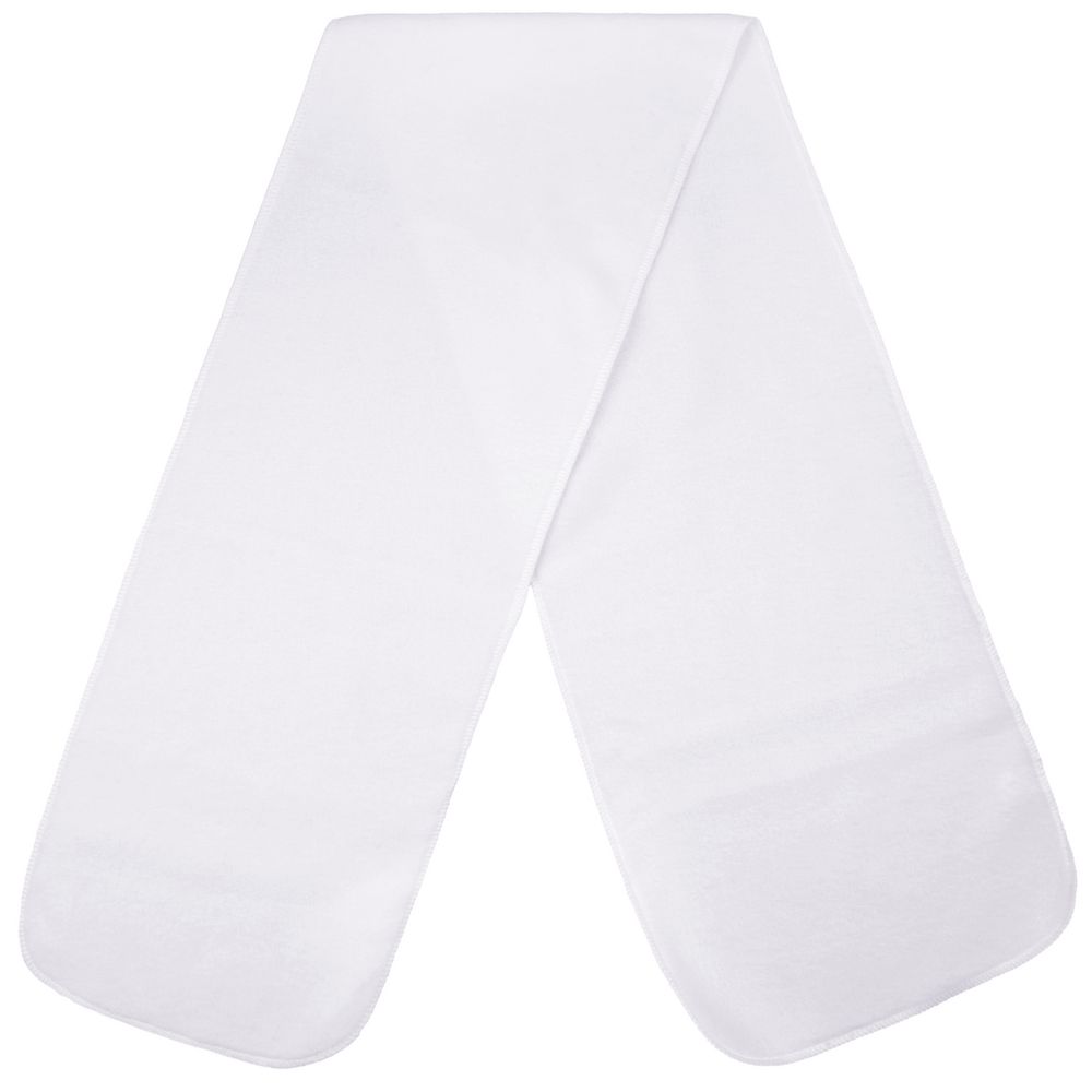 Шарф Fleecy, белый-0