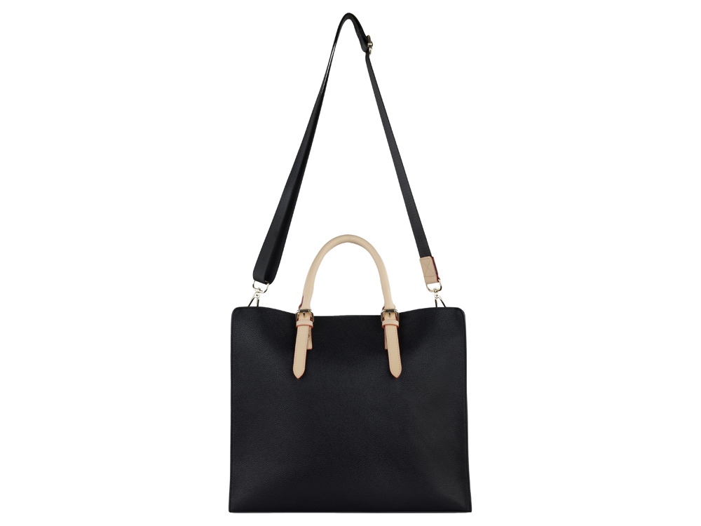 Сумка-шоппер BUGATTI Ella, черная , полиуретан, 37х12х31 см-3