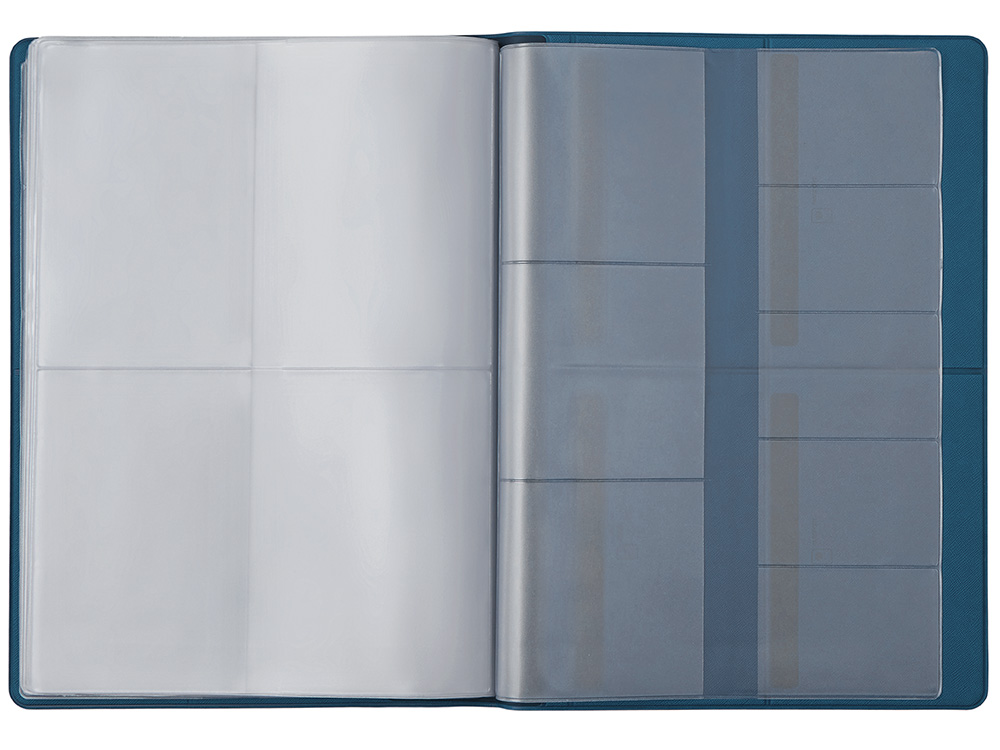 Органайзер Favor 2.0 для семейных документов на 4 комплекта документов, формат А4, синий-10