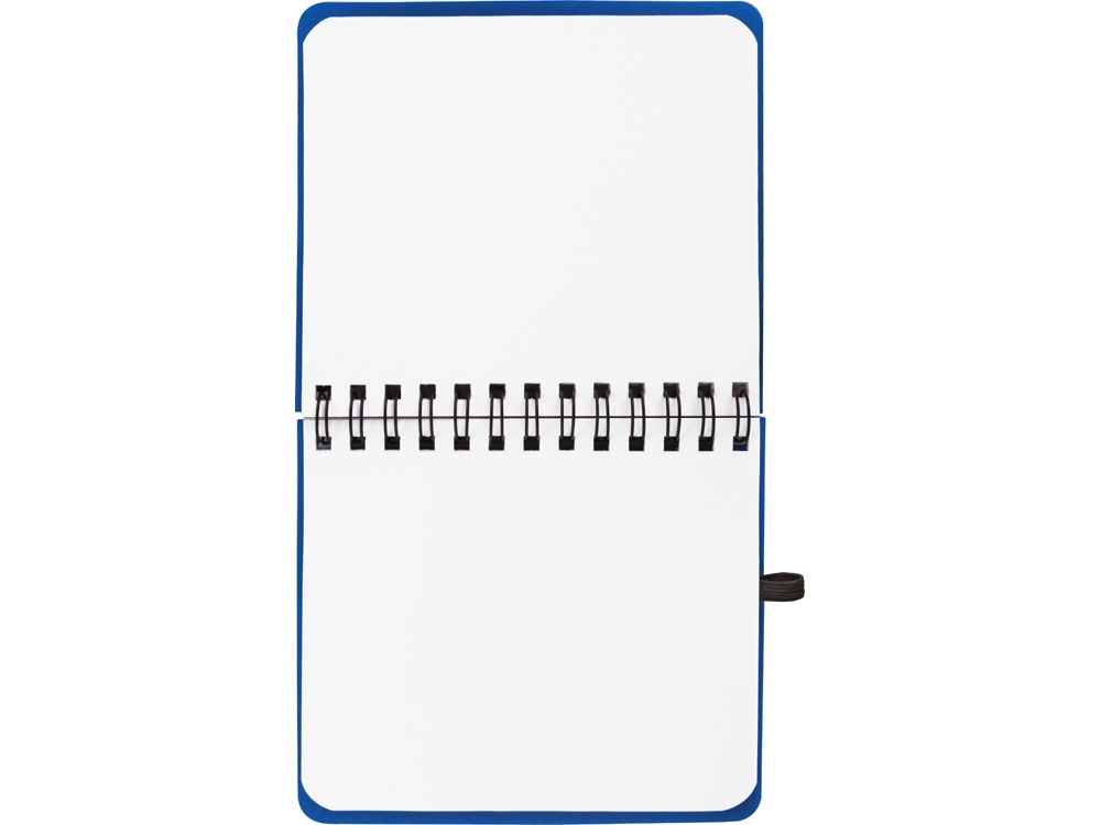 Блокнот А6 Журналист с ручкой, светло-синий-3