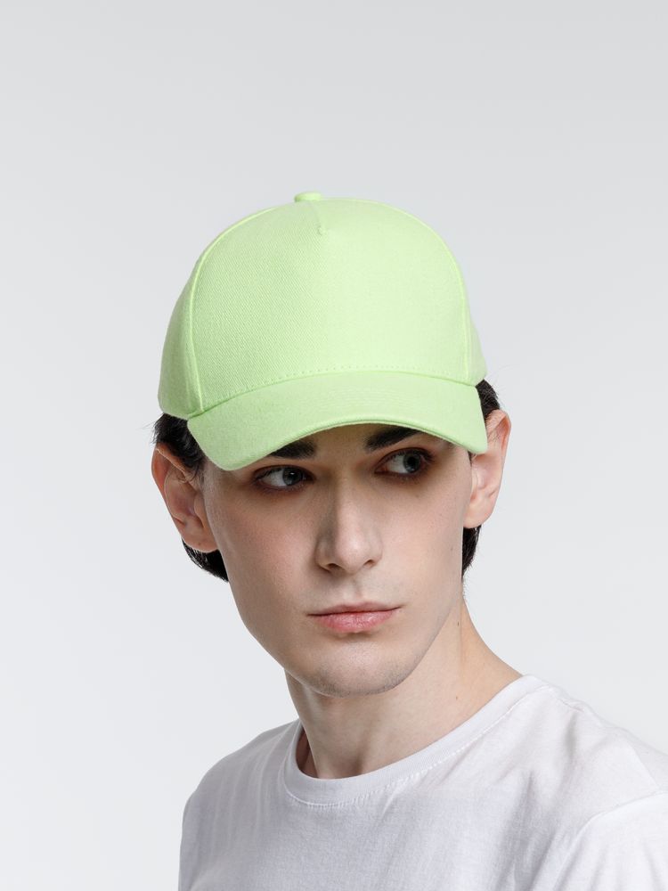 Бейсболка Standard, светло-зеленая-3