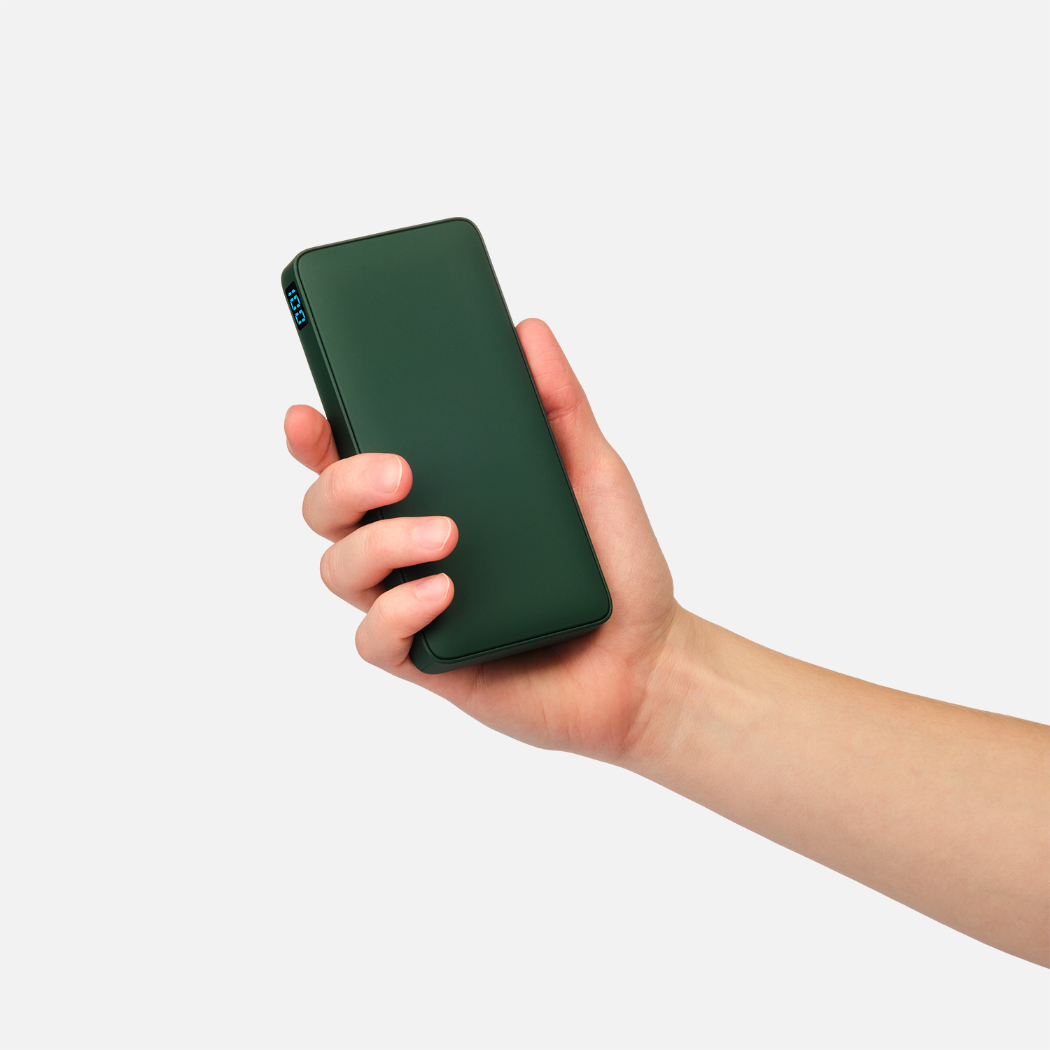 Внешний аккумулятор с подсветкой Анкор Плюс PD (Ancor PD Plus) 10000 mAh, зеленый-6