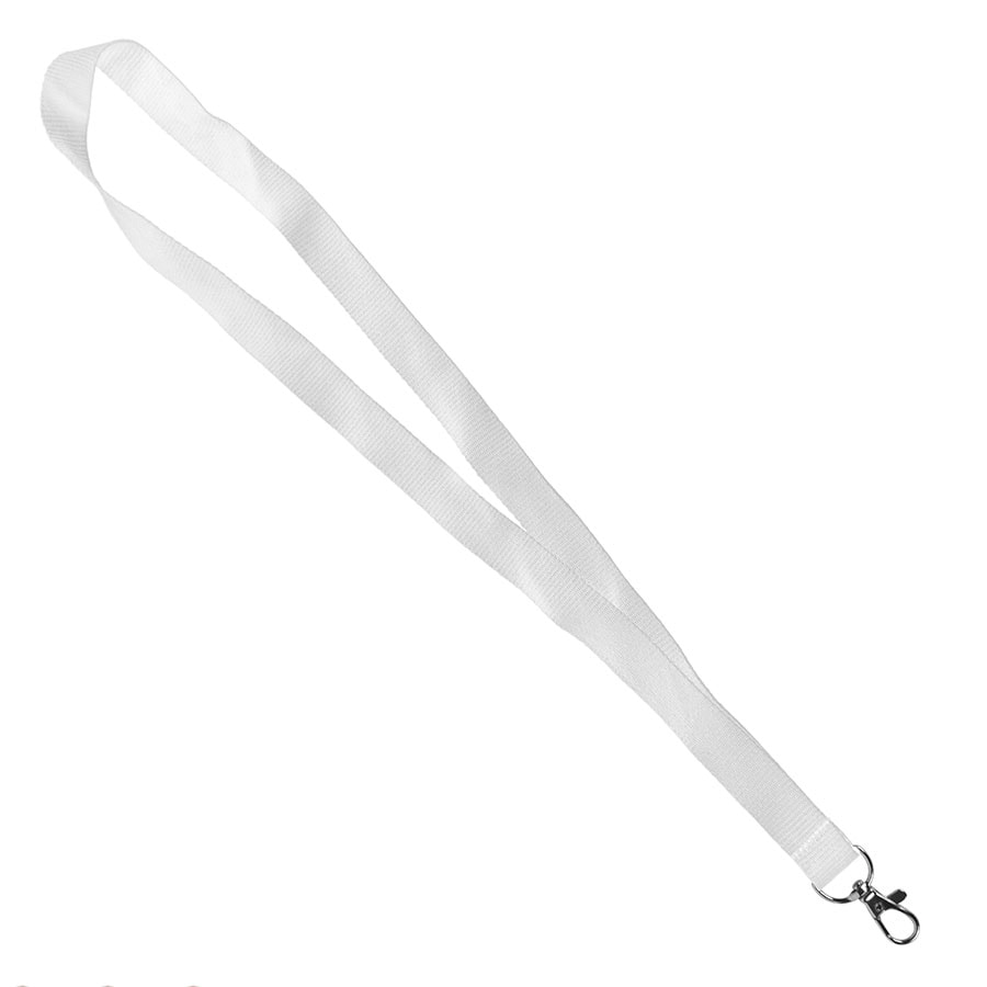 Ланъярд NECK, белый, полиэстер, 2х50 см, белый-0