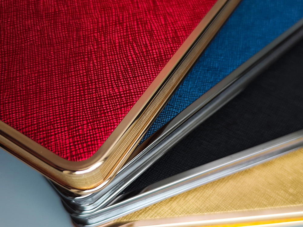 Ежедневник А5 недатированный Bridge, синий/серебристый-7