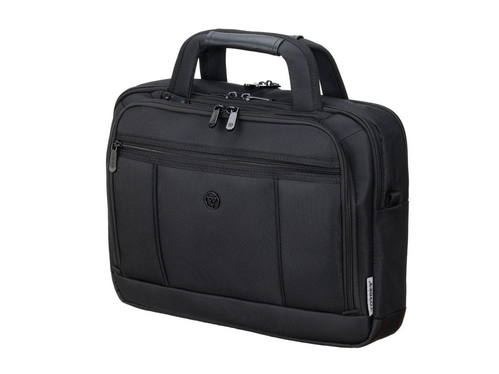 Портфель TORBER VOYAGE для ноутбука 14-16'', черный, баллистический нейлон, 41 x 12 x 30 см, 11 л-1