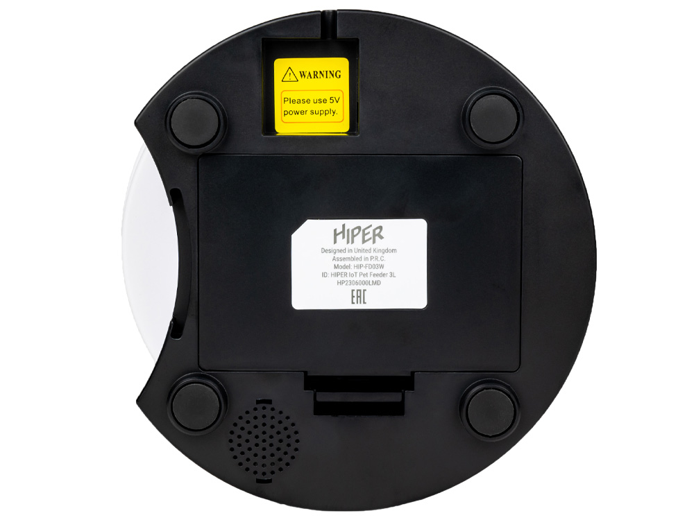 Умная Wi-Fi кормушка IoT Pet Feeder, 3000 мл, белый/черный-9