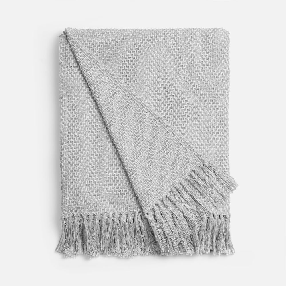 Плед Saltoro, светло-серый-2