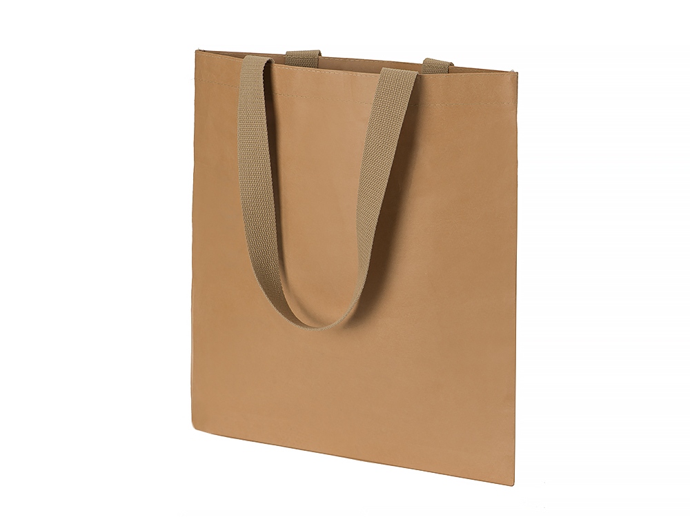 Сумка-шоппер Papyrus из моющейся крафт-бумаги, натуральный-2