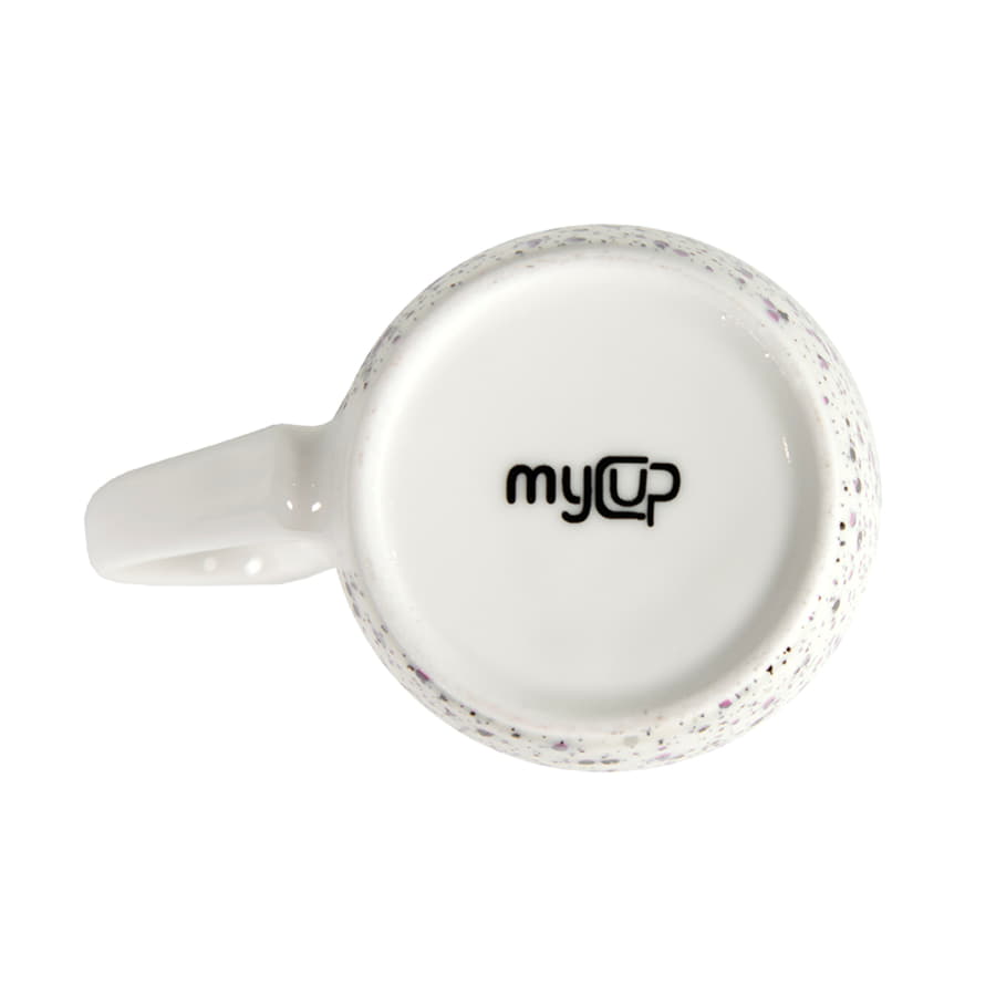 Кружка TERRAZZO, белый, розовый-3