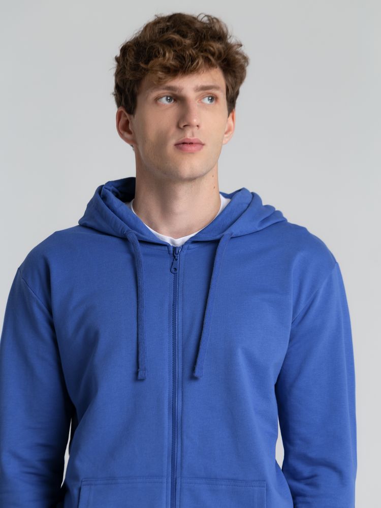 Толстовка на молнии с капюшоном Siverga 2.0, ярко-синяя-5