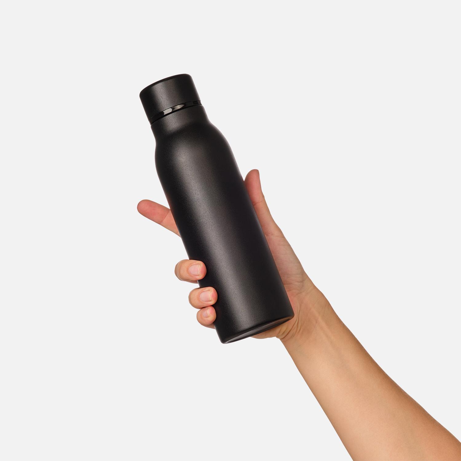Термобутылка вакуумная герметичная Соренто, черная-5
