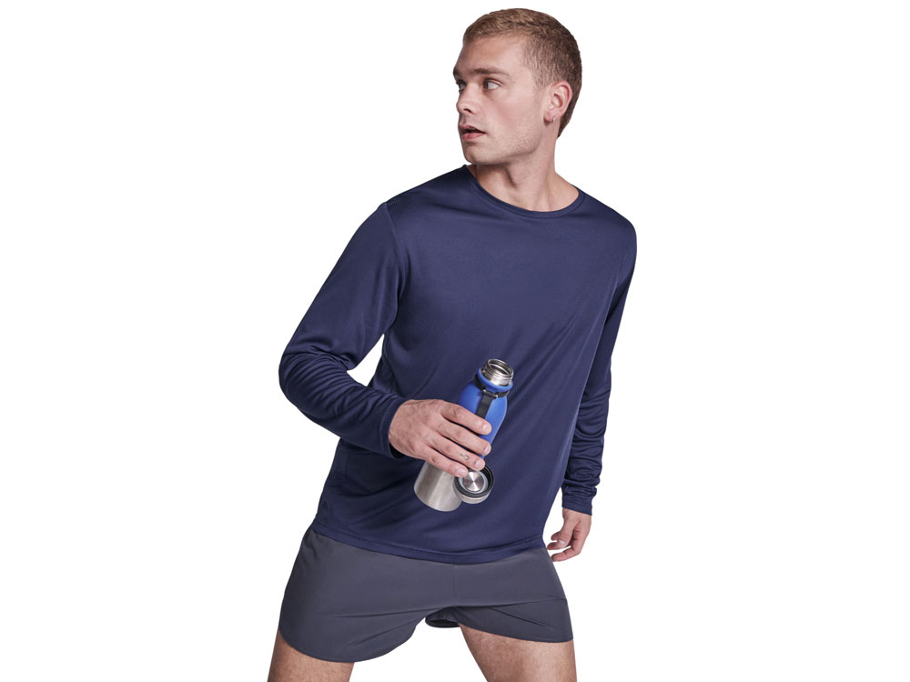 Лонгслив Estoril унисекс, синий нэйви-7