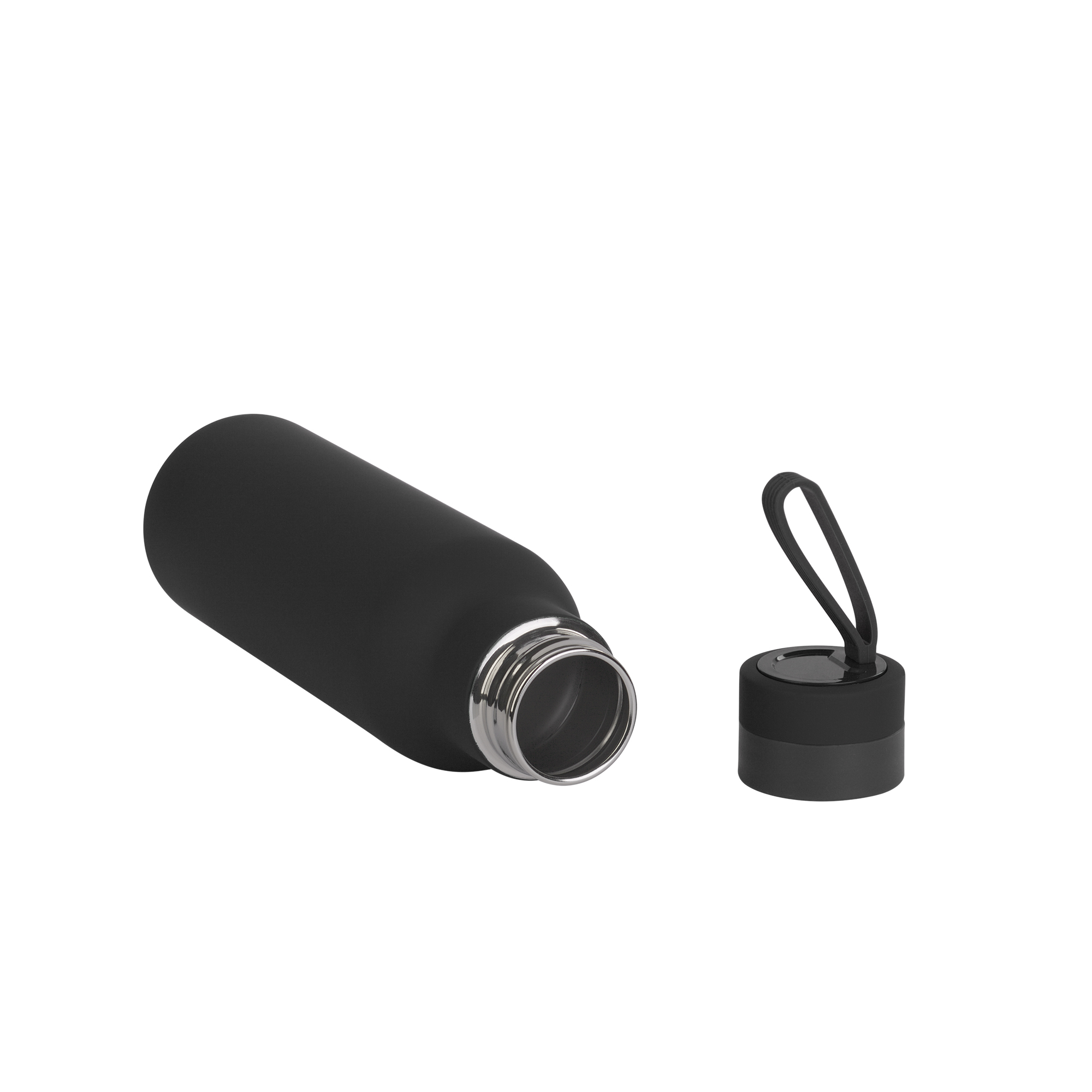 Бутылка для воды "Фитнес" 700 мл, покрытие soft touch-3