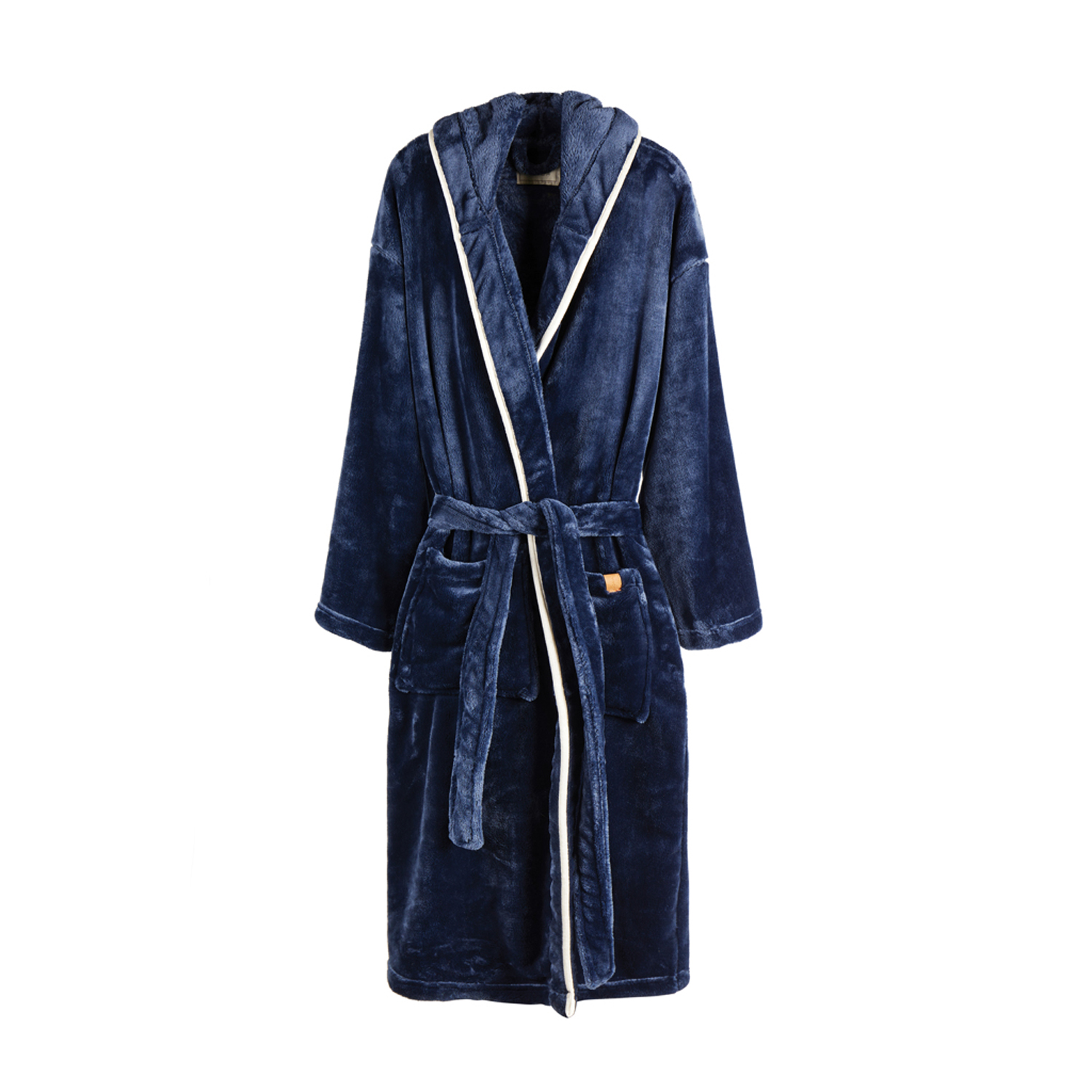 Банный халат VINGA Louis из rPET GRS, L-XL, унисекс, 350 г/м²-4