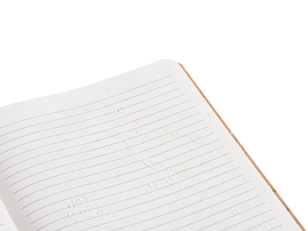 Блокнот из крафта и каменной бумаги А5 Fleekstone, твердая обложка, крафтовый-2