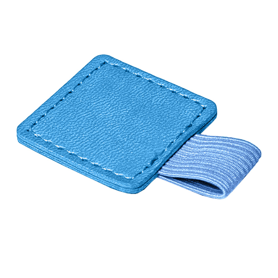 Держатель для ручки, голубой, самоклеющийся, PU, голубой-0