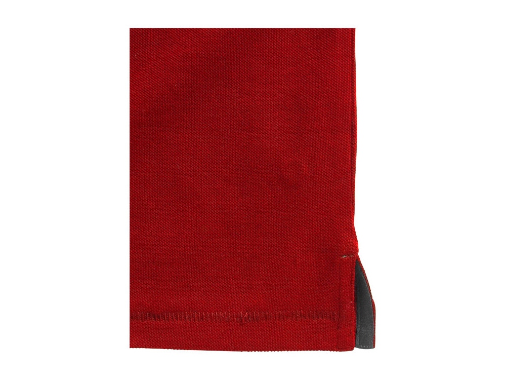 Рубашка поло Oakville мужская с длинным рукавом, красный-4
