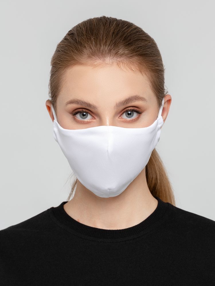 Маска для лица, белая-0