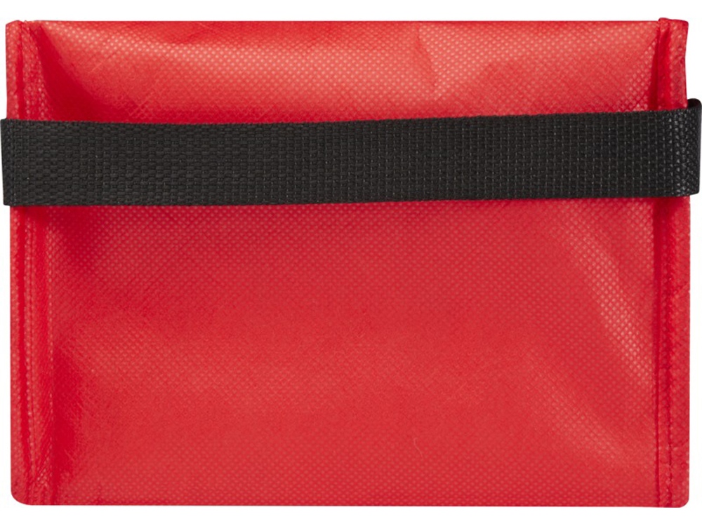 Spectrum нетканая сумка-холодильник, 4 л, на 6 банок, из переработанных материалов, красный-2