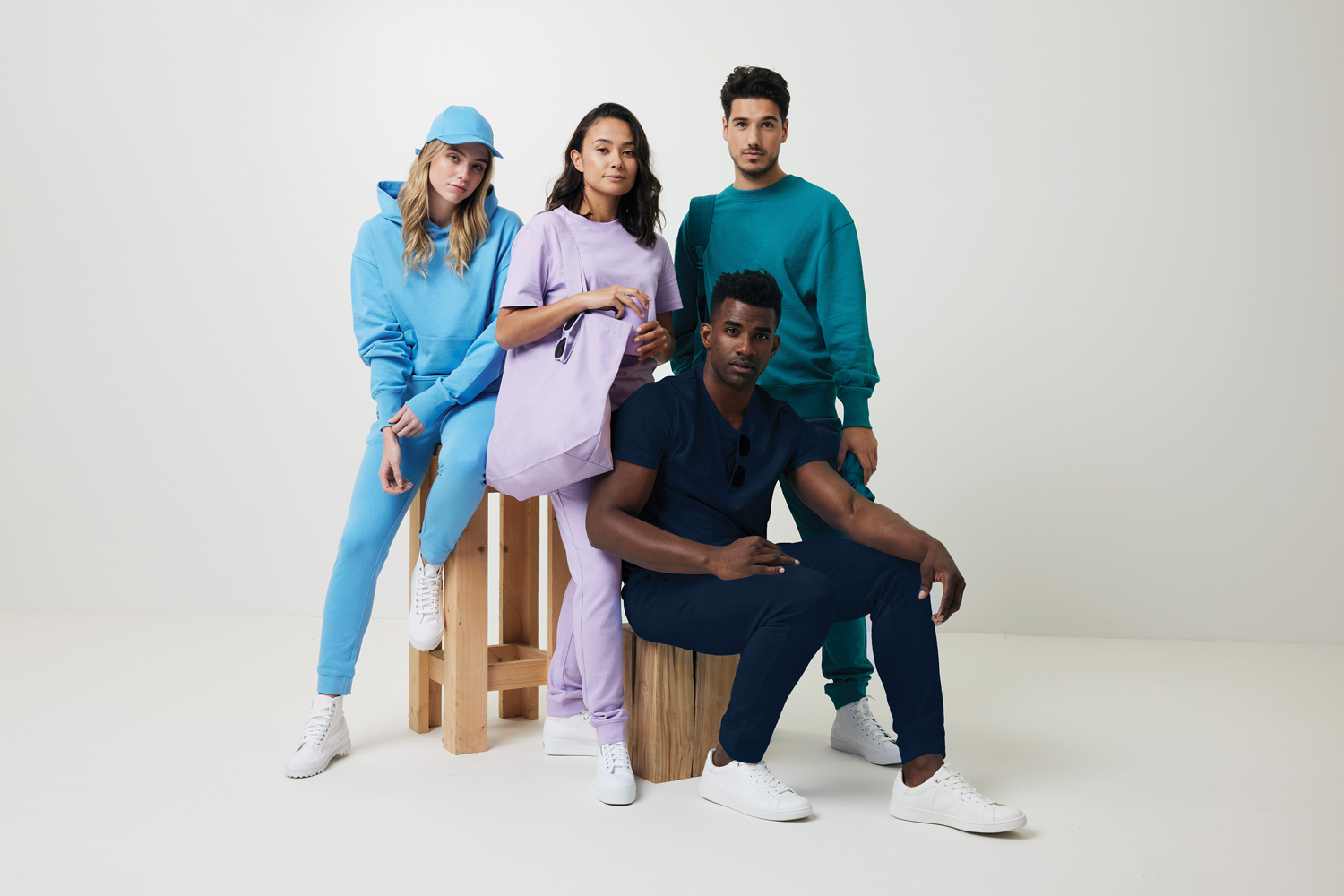 Худи Iqoniq Yoho из переработанного хлопка, свободный крой, унисекс, 340 г/м²-33