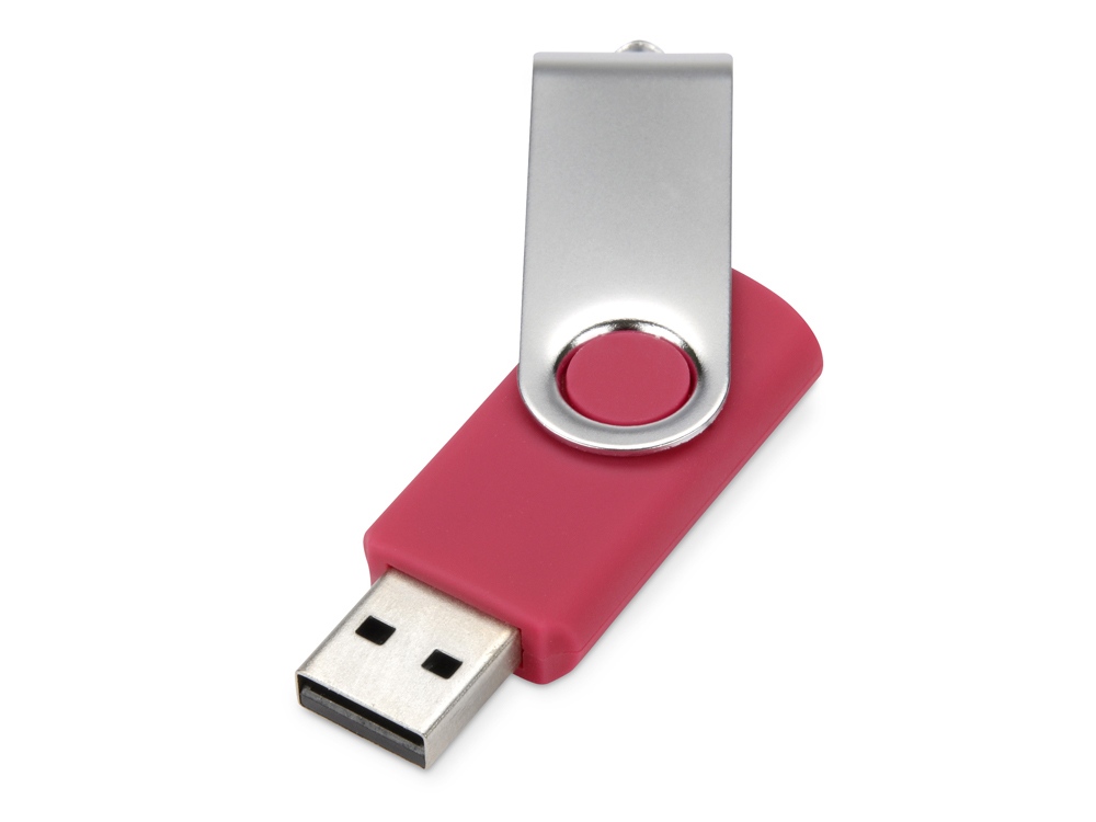 Флеш-карта USB 2.0 16 Gb Квебек, розовый-1