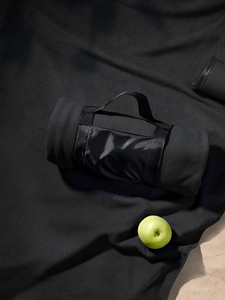 Дорожный плед Voyager 2, черный-2