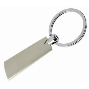 Брелок  "Трапеция", серебристый-0