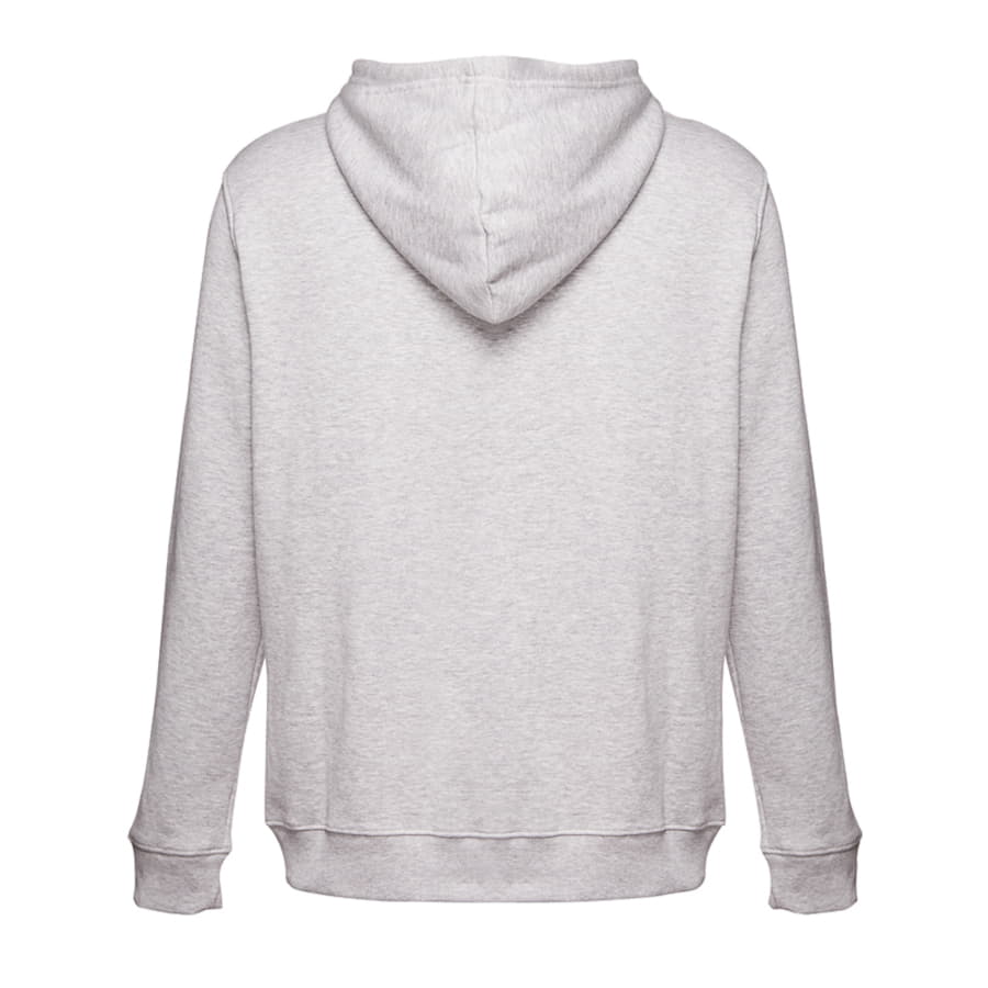 Толстовка мужская с капюшоном на молнии AMSTERDAM 320, серый меланж-3
