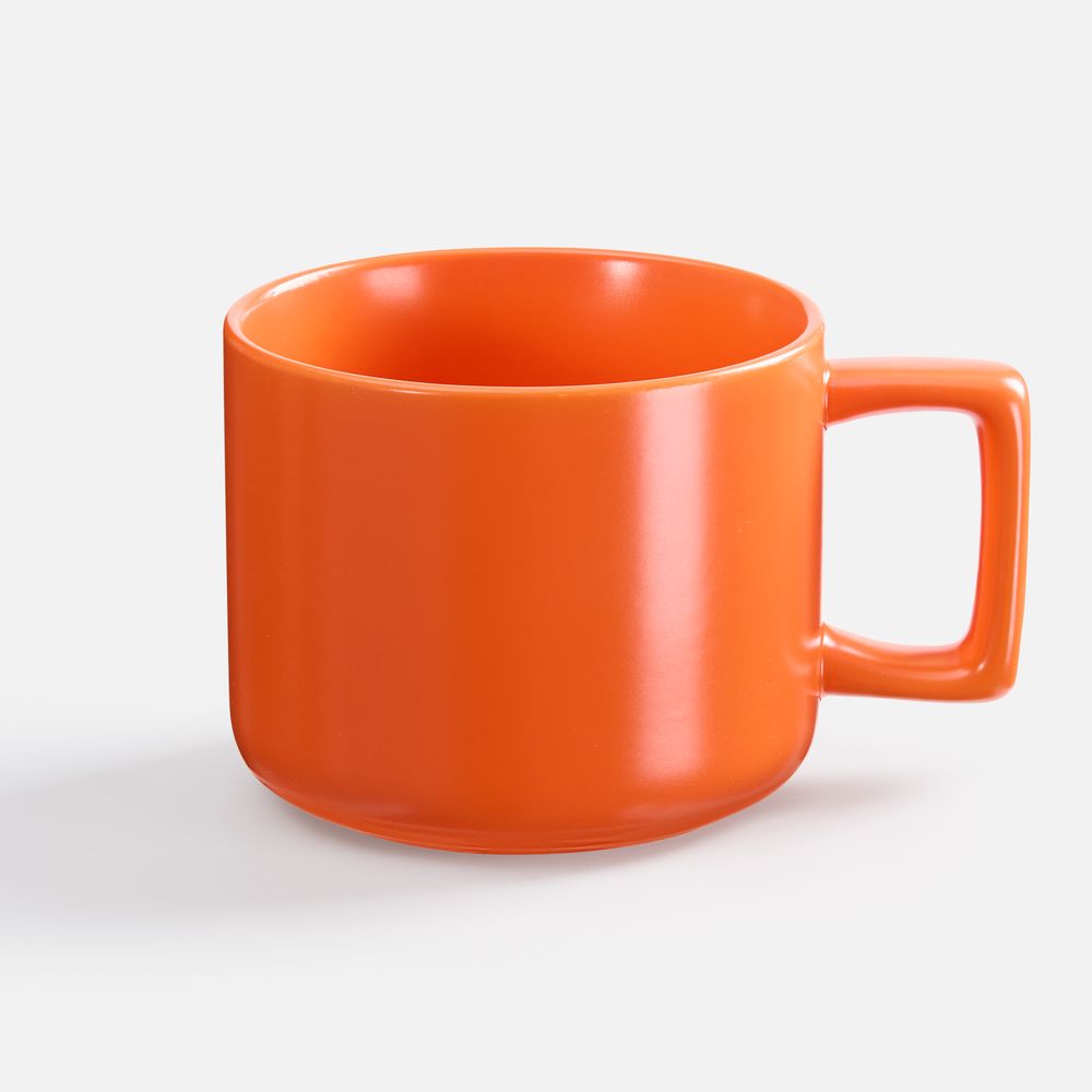 Чашка Jumbo в коробке матовая, оранжевая-2