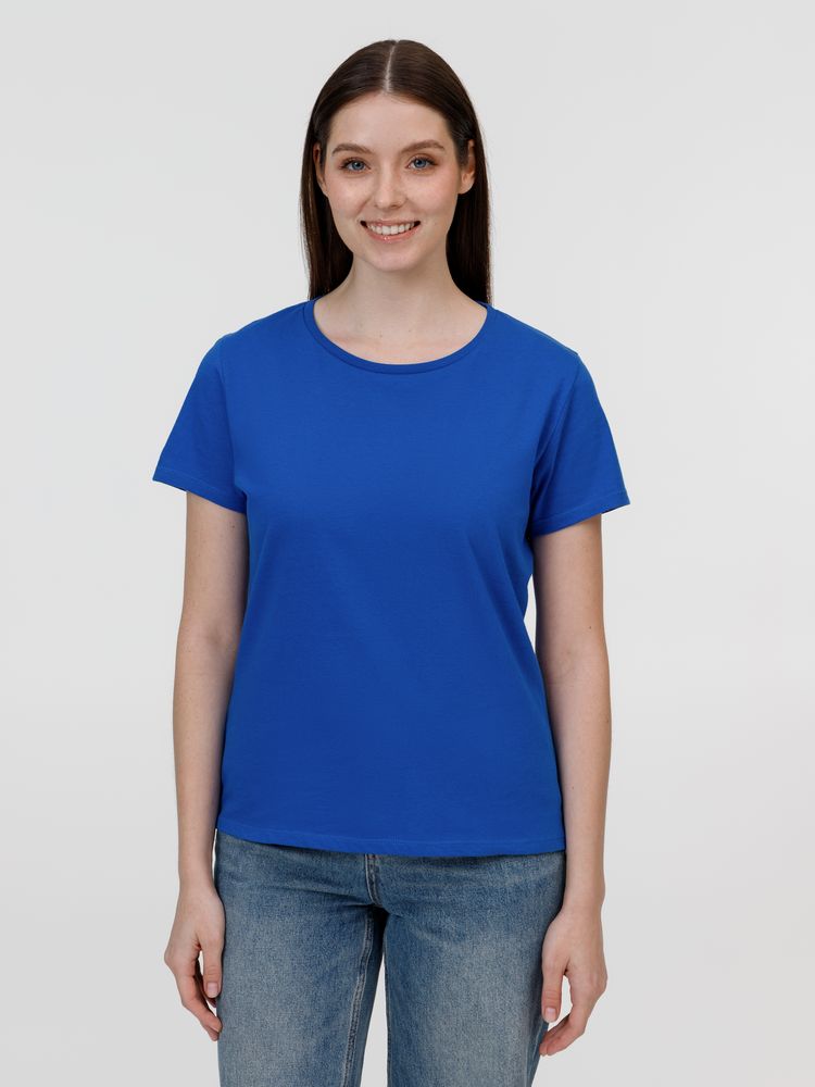 Футболка женская E150, ярко-синяя-2