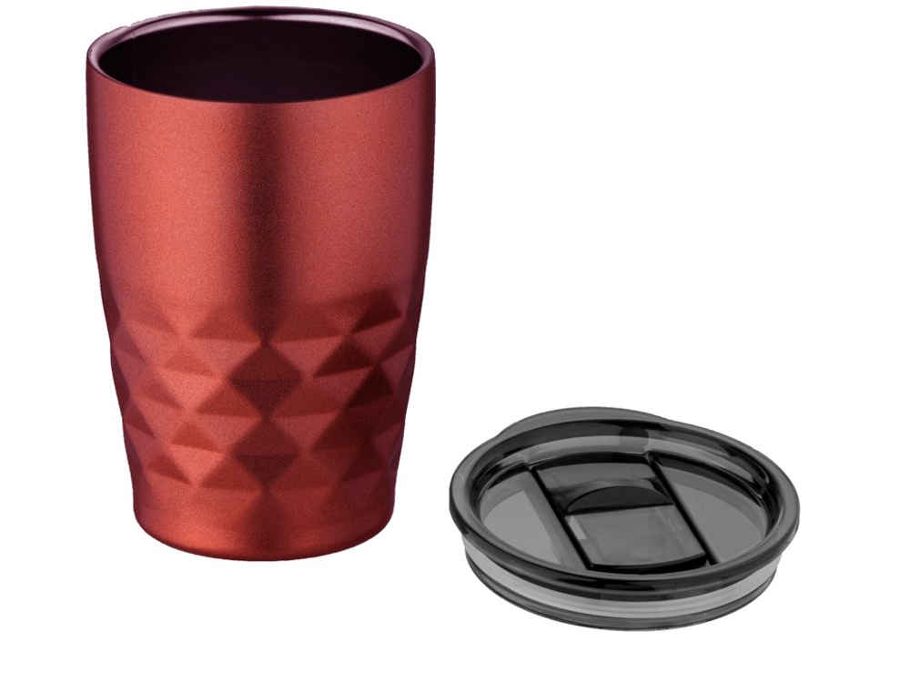 Кружка Geo с вакуумной изоляцией, красный-2