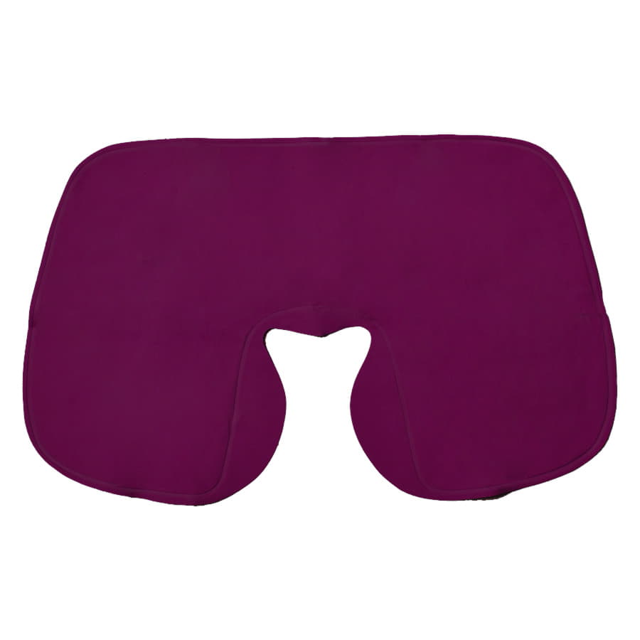 Подушка надувная дорожная в футляре; фуксия; 43,5х27,5 см; твил, фуксия-1