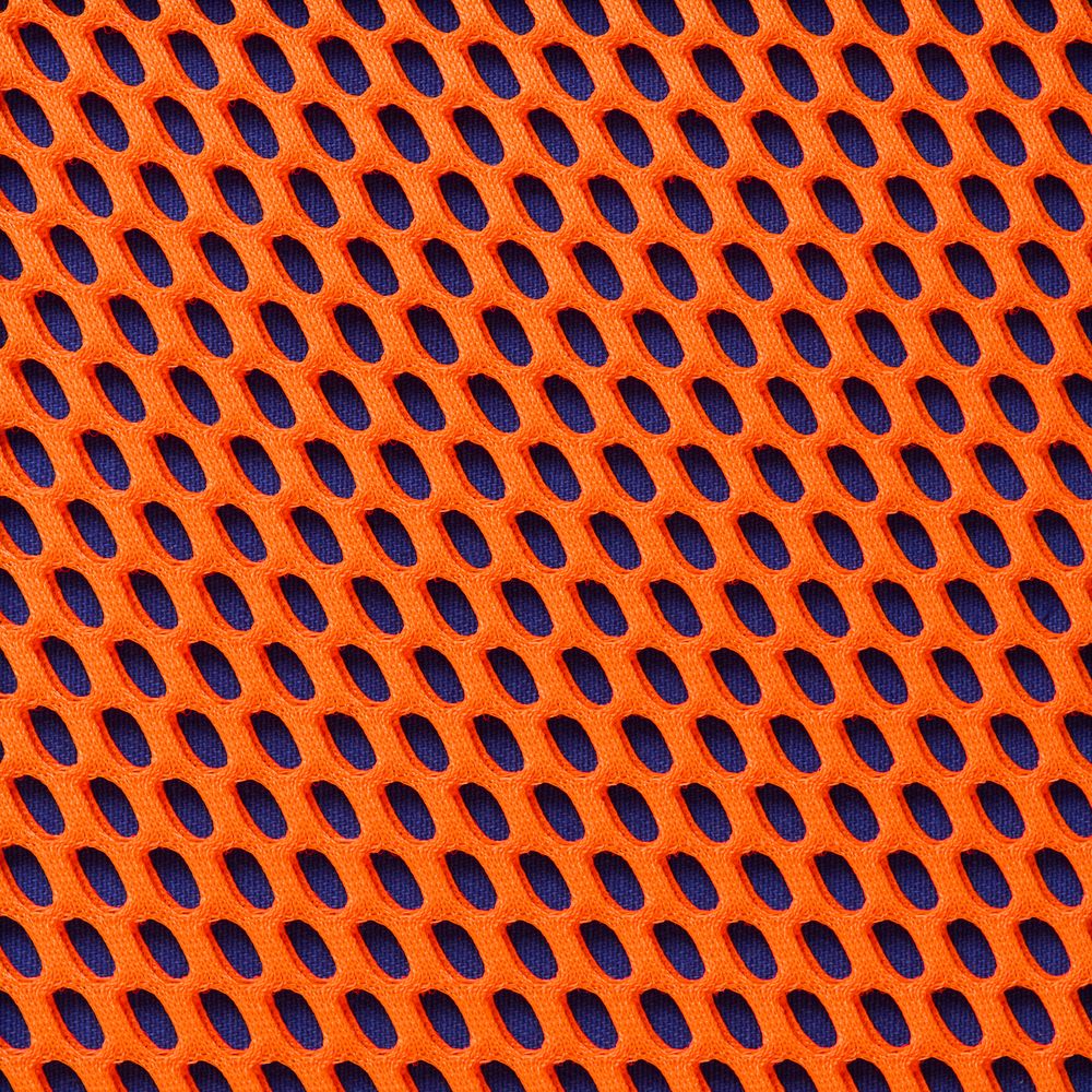Заготовка из крупной сетки Rete, M, оранжевый неон-2