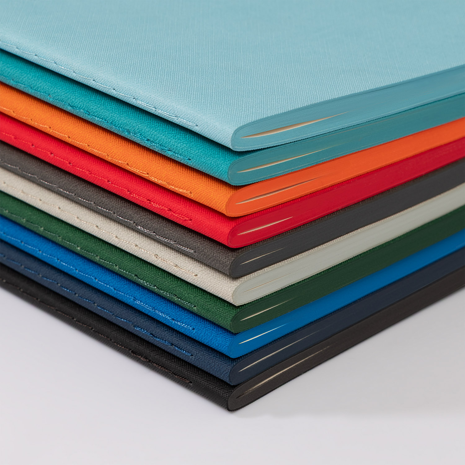 Блокнот Корса слим (Corsa slim), синий-9