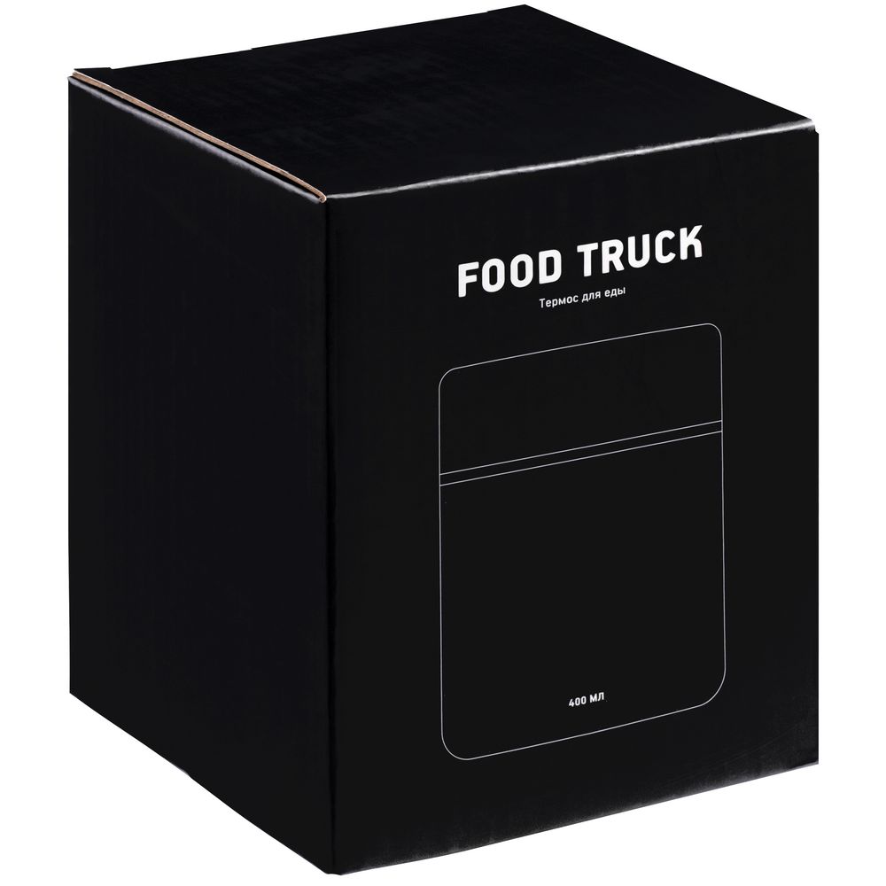 Термос для еды Food Truck, черный-4