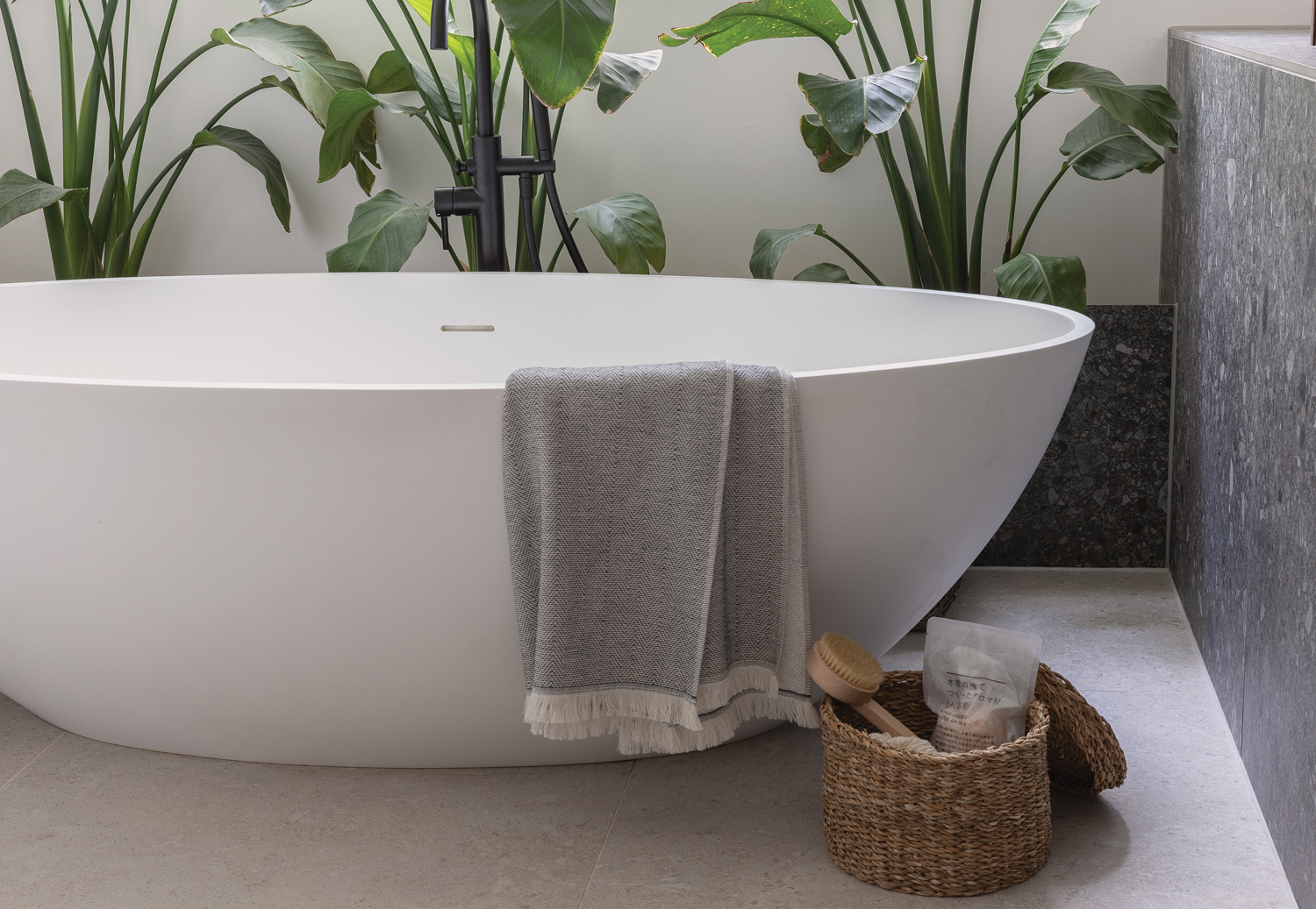 Накидка Ukiyo Hisako из хлопка AWARE™, 100x180 см-5