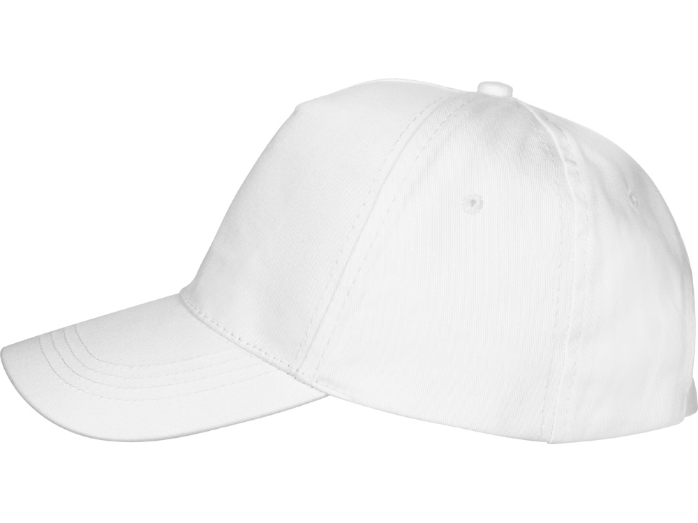 Бейсболка Мемфис 230 5-панельная, белый-5