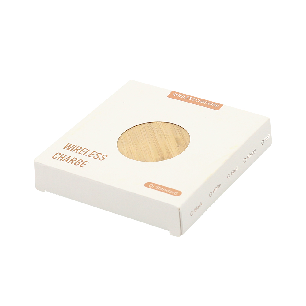 Беспроводное зарядное устройство Bamby 10W, Натуральный-3