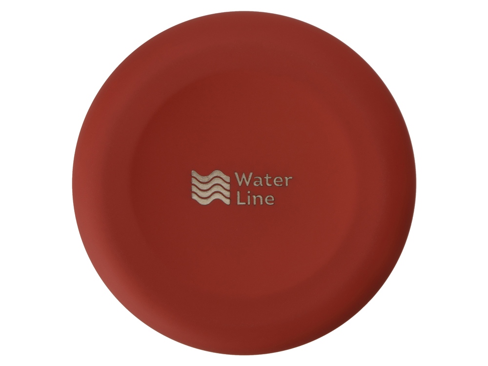 Вакуумная термобутылка Cask Waterline, soft touch, 500 мл, тубус, красный-5