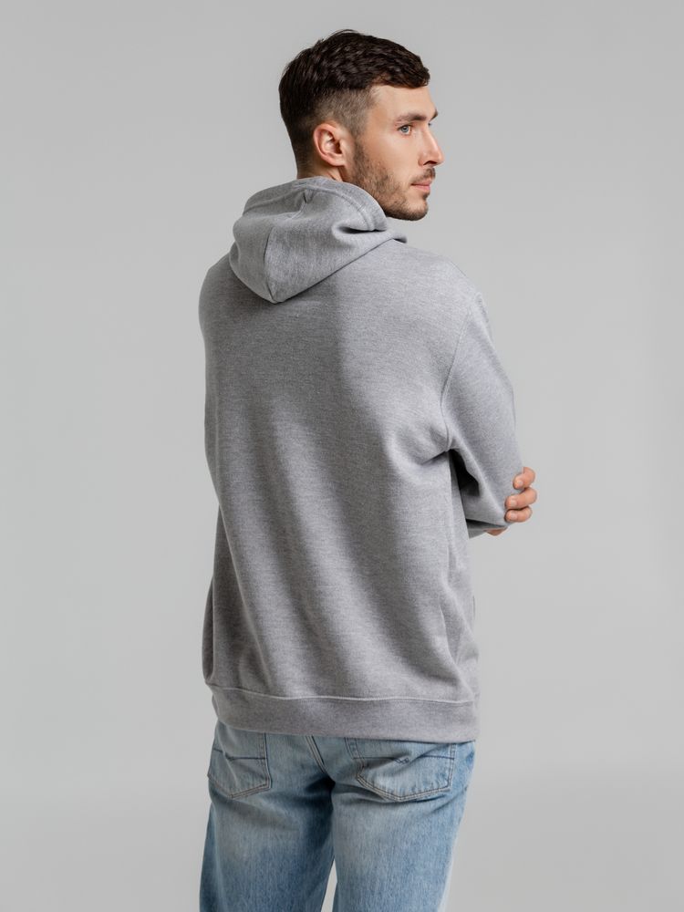Толстовка с капюшоном Snake II серый меланж-6