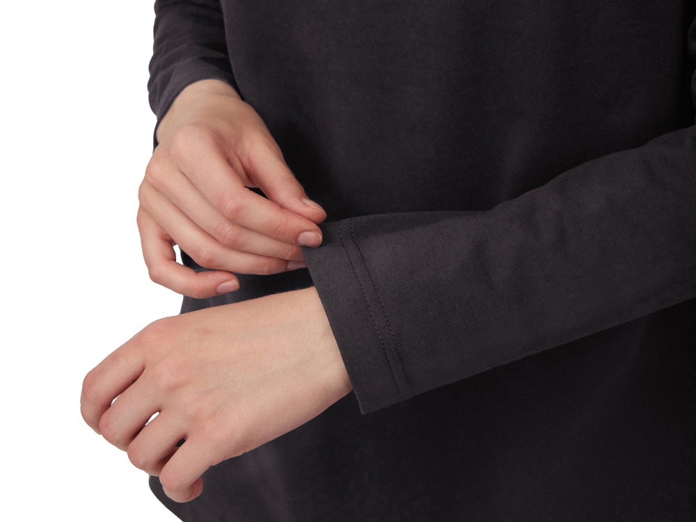 Лонгслив оверсайз Berlin унисекс, темно-серый-5