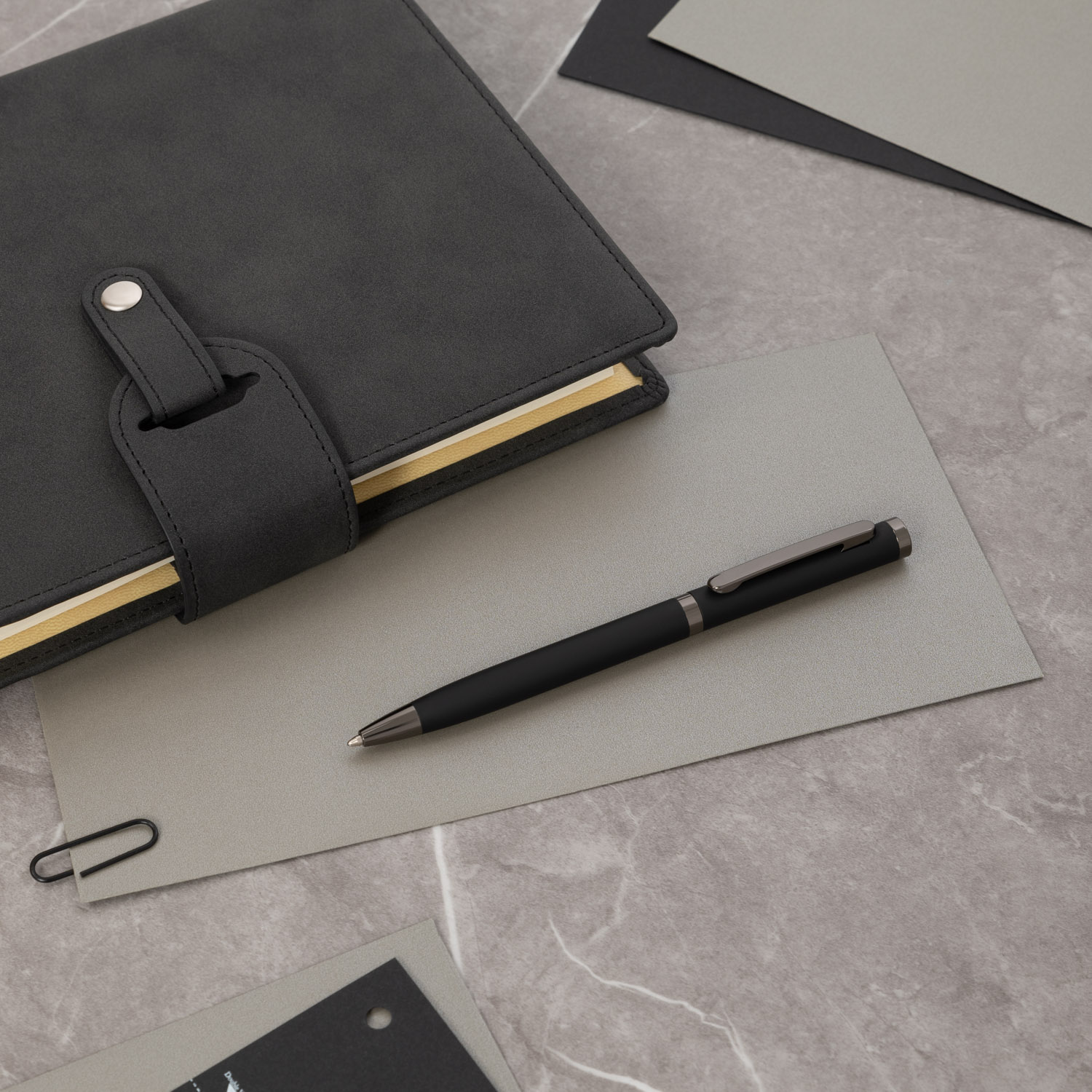 Шариковая ручка Nox, черная-5