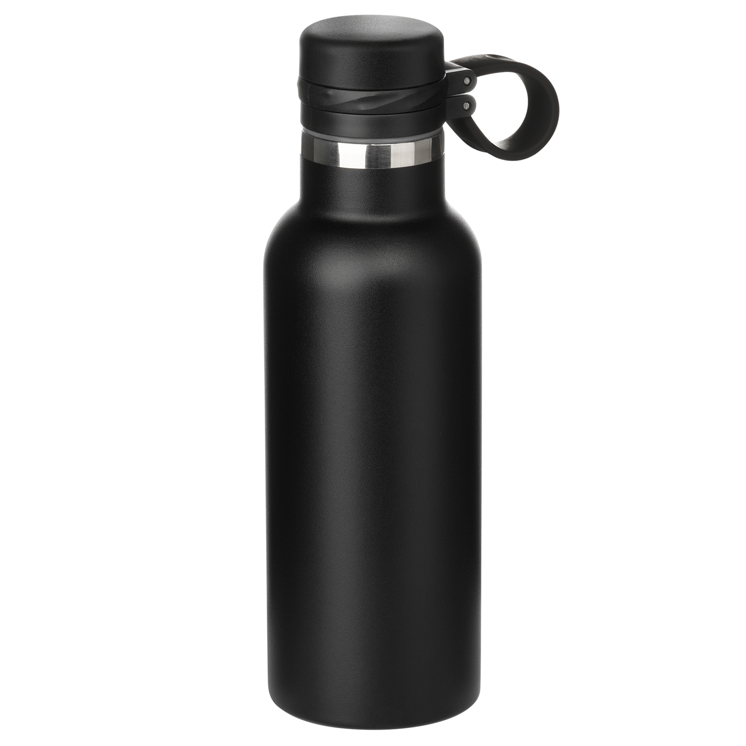 Термобутылка вакуумная герметичная Модена, черная-3