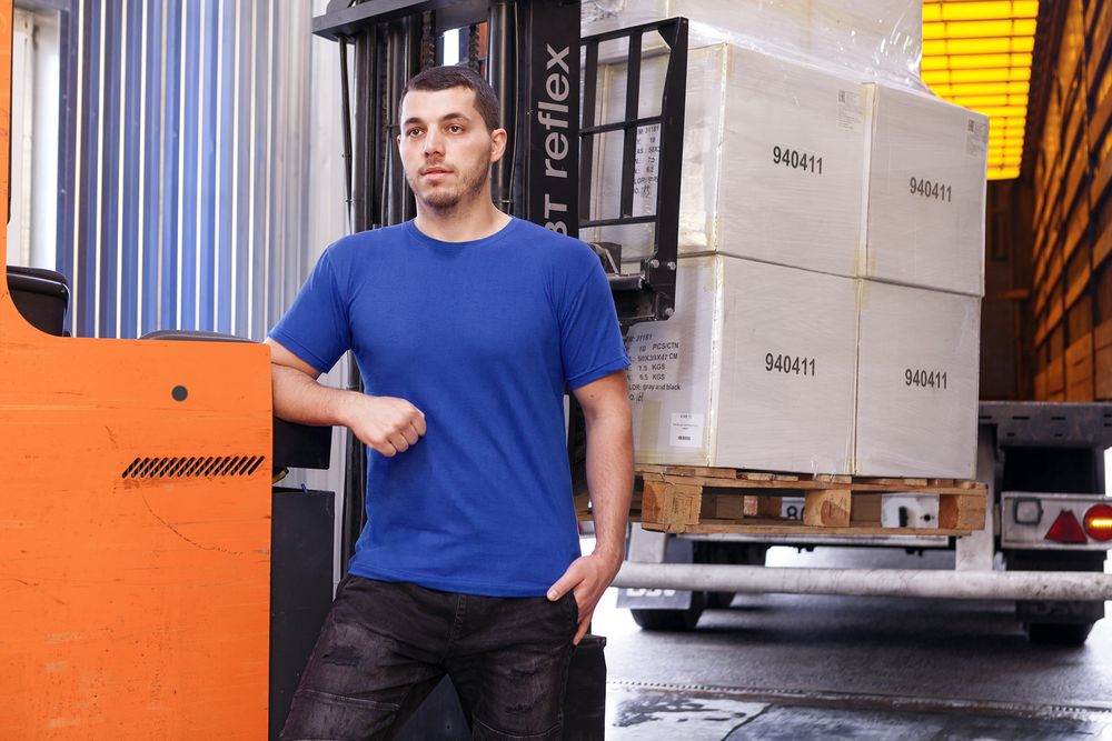 Футболка унисекс T-Bolka 180, темно-синяя-2