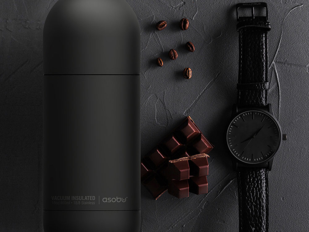 Термос ORB, черный-5